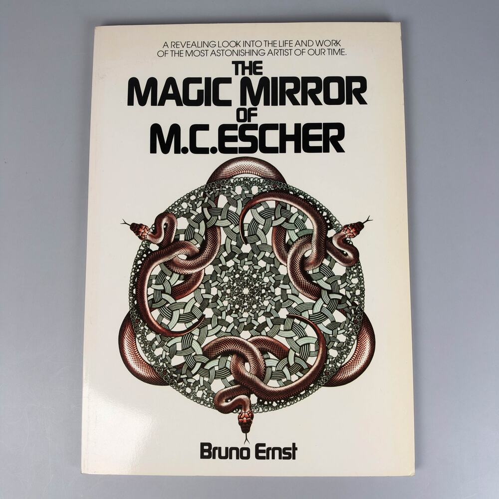 The Magic Mirror of M. C. Escher Bruno Ernst Softcover Book 1985 Tarquin